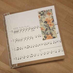 Handmade Junk Journal 60 pages 6x6"